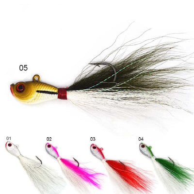 Señuelo Luminoso para Pesca en Mar con Cabello de Venado Multicolor - Image 5