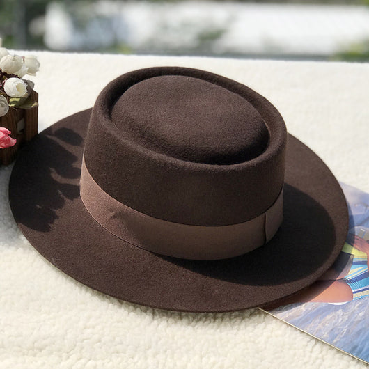 Sombrero de Fieltro de Lana para Otoño e Invierno - Image 12