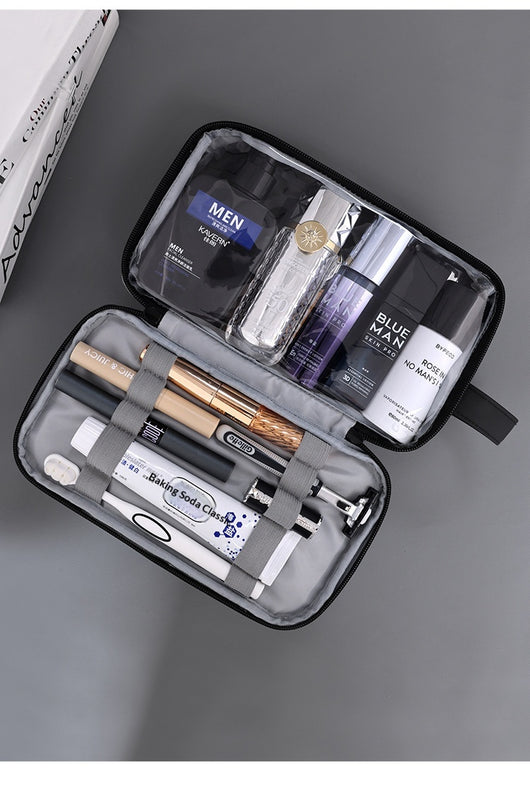 Neceser de Viaje Hombre Tres Compartimentos - Organizador Premium de Cosméticos - Image 16