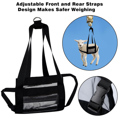 Báscula Colgante para Animales - Bolsa Pesadora para Ganado y Mascotas