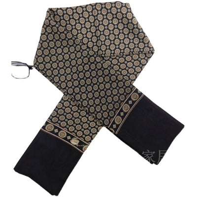 Bufanda Ejecutiva de Seda y Cachemira Premium para Hombre - Image 5