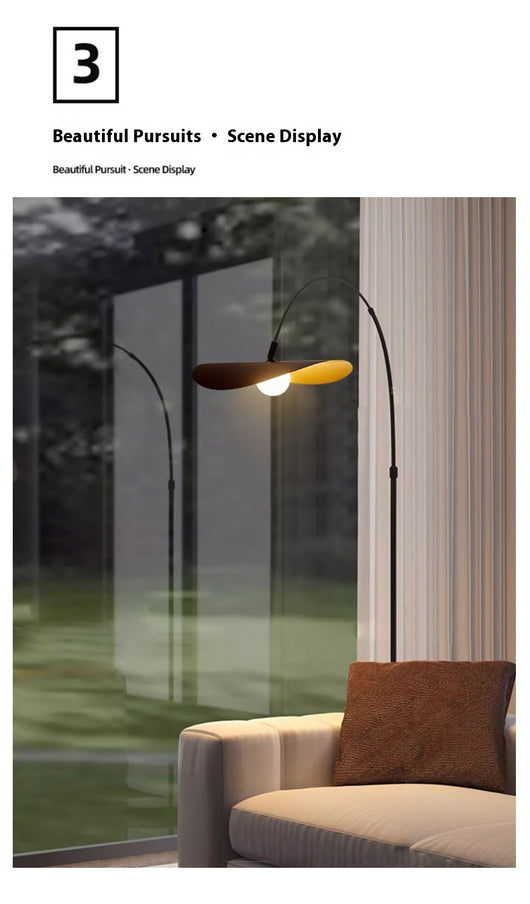 Lámpara de Pie Hat Minimalista Moderna para Sala de Estar - Image 9