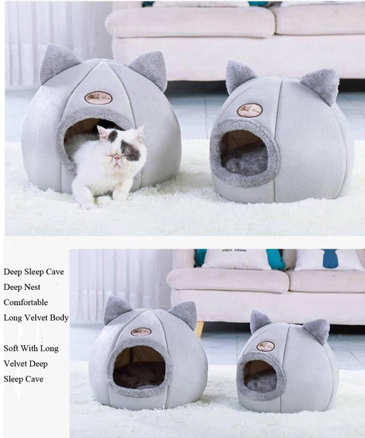 Cama Nido Térmica para Gatos - Sofá Cerrado Grande Impermeable - Image 23