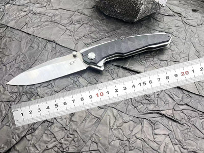 Cuchillo Plegable de Supervivencia con Mango de Fibra de Nylon - Image 6