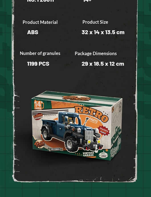 Juego de Bloques de Construcción Estilo Retro - Image 17