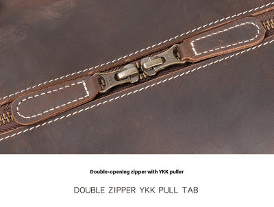 Bolsa de Viaje Primera Capa en Cuero Genuino para Hombre - Image 11