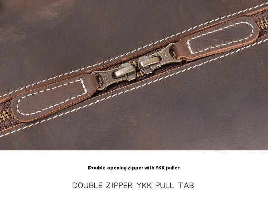 Bolsa de Viaje Primera Capa en Cuero Genuino para Hombre - Image 11