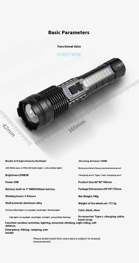Linterna Telescópica de Aleación de Aluminio con Alcance Extendido - Image 15