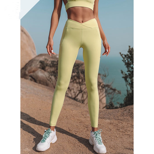 Pantalones Deportivos Ajustados Antiimpacto para Mujer - Conjunto Yoga y Running - Image 15