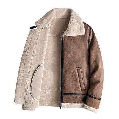 Abrigo de Lana de Cordero para Invierno Hombre - Image 6