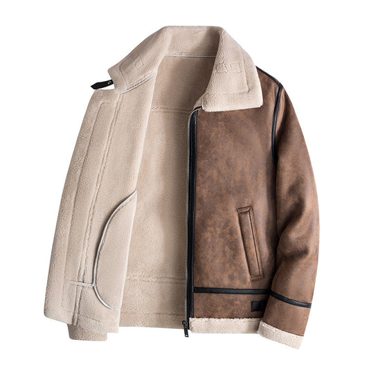 Abrigo de Lana de Cordero para Invierno Hombre - Image 6