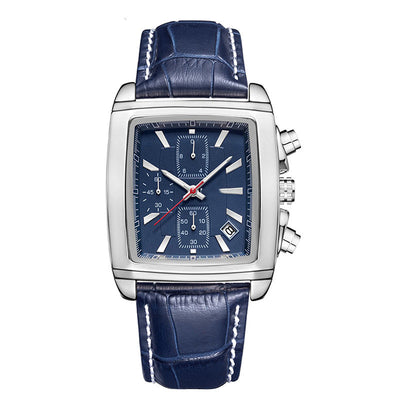 Reloj Cuadrado Vintage Multifunción para Hombre - Image 8