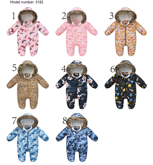 Mameluco Acolchado Impermeable con Diseños Animados para Niños - Image 15