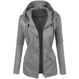 Chaqueta Biker de Cuero para Mujer - Diseño Clásico en Colores Sólidos - Image 15