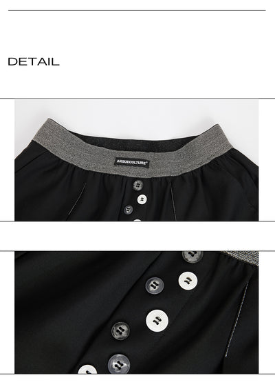 Pantalón Casual Relajado con Diseño de Botones Abiertos - Image 11