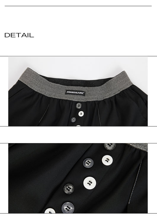 Pantalón Casual Relajado con Diseño de Botones Abiertos - Image 11