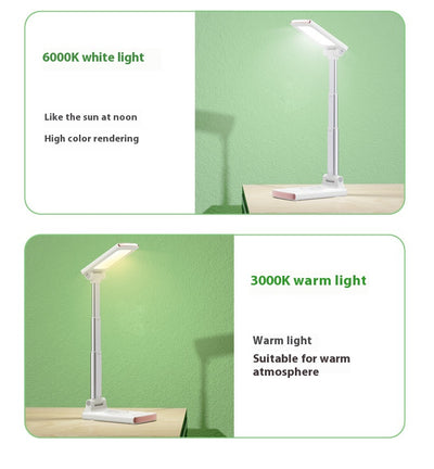 Lámpara LED de Escritorio 3 en 1 con Cargador Inalámbrico y Luz Nocturna - Image 12