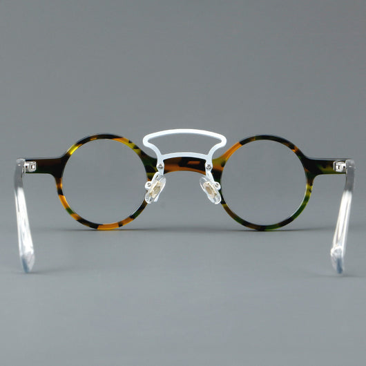 Gafas Retro Marco Redondo Pequeño Estilo Japonés - Image 27