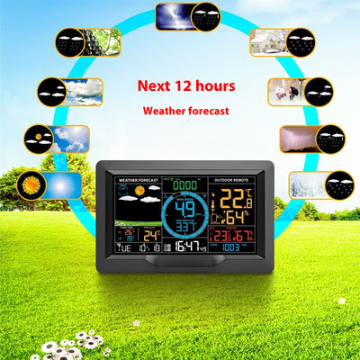 Estación Meteorológica Profesional Digital con Sensor de Lluvia y Pronóstico - Image 10