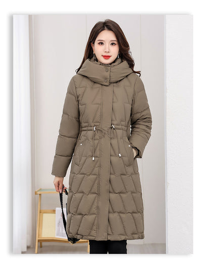 Abrigo Acolchado Slim Fit Talla Grande para Mujer - Invierno - Image 21