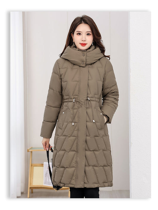 Abrigo Acolchado Slim Fit Talla Grande para Mujer - Invierno - Image 21