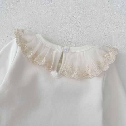 Blusa Base de Encaje Versátil para Niña - Image 10