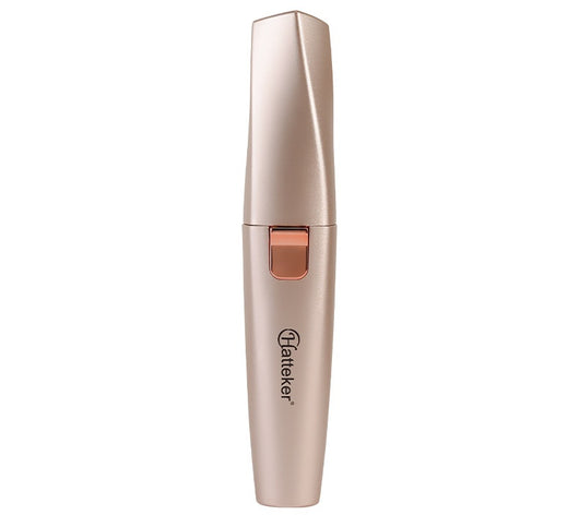 Two mint green and rose gold 2-in-1 electric eyebrow shaping devices with USB cables and packaging. - Image 22