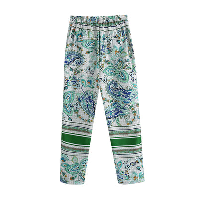 Conjunto Camiseta Suelta Estampada y Pantalón Casual Holgado - Image 8