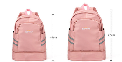 Mochila Portátil con Compartimentos Secos y Húmedos para Mujer - Image 9