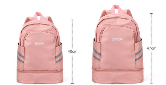 Mochila Portátil con Compartimentos Secos y Húmedos para Mujer - Image 9