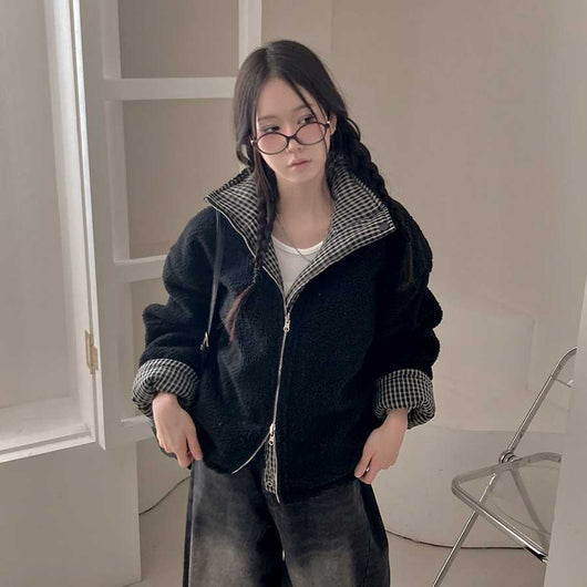 Abrigo Reversible de Algodón para Mujer - Doble Cara Cálido - Image 17