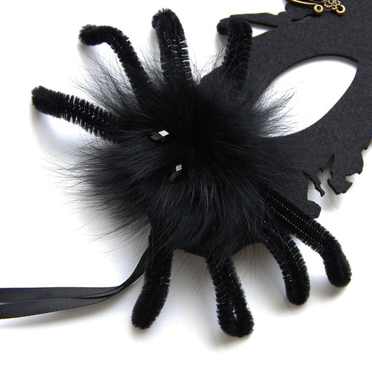 Máscara Araña Negra Danza Mortal para Halloween - Image 5