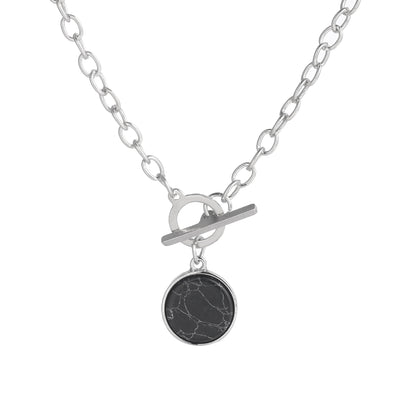 Conjunto de Pulsera y Collar con Detalles de Mármol - Image 3