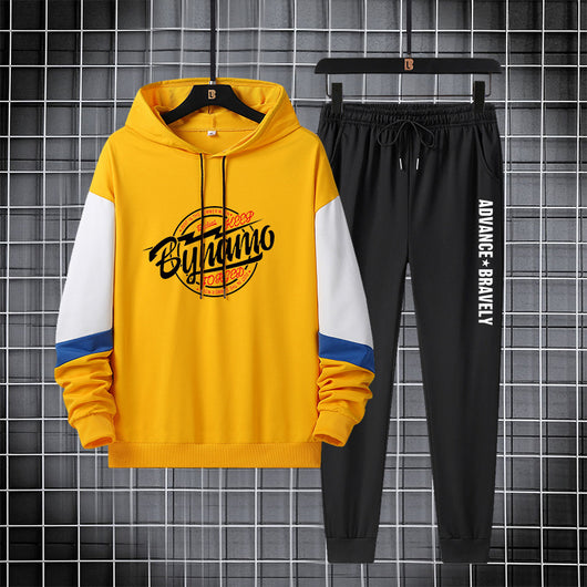 Conjunto Sudadera con Capucha de Algodón con Paneles - Image 2