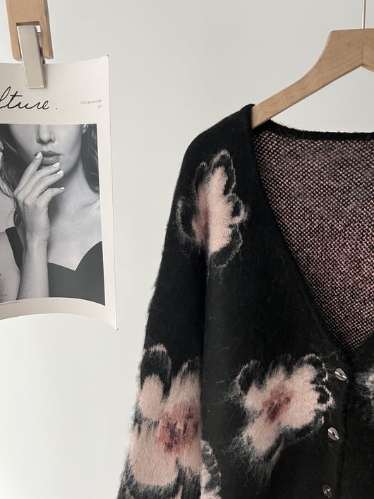 Suéter Abrigo Floral para Mujer - Otoño e Invierno - Image 10