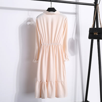 Vestido Floral de Chifón Coreano para Primavera - Image 6