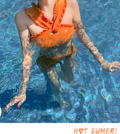 Traje de Baño Mujer Cintura Alta con Abertura - Image 11