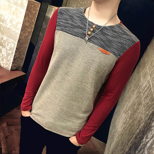 Camiseta de Manga Larga con Costuras Reforzadas para Hombre - Image 7