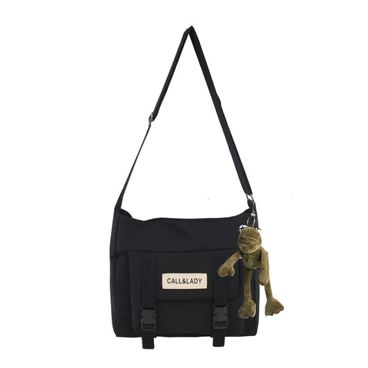 Bolsa Mensajera Impermeable de Lona y Nylon para Mujer - Image 8
