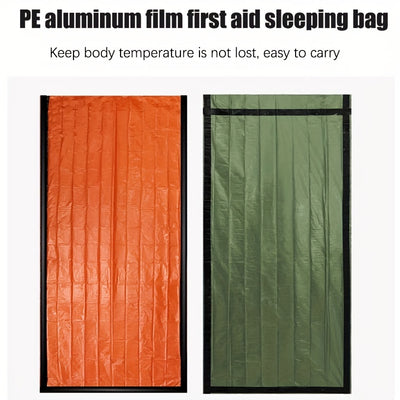 Saco de Emergencia Térmico Portátil - Manta Impermeable y Resistente al Viento para Camping - Image 19