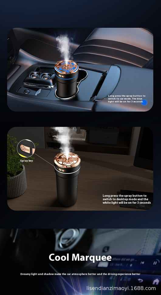Humidificador de Auto Mini con Proyector Cielo Estrellado y Luz Ambiental - Image 18