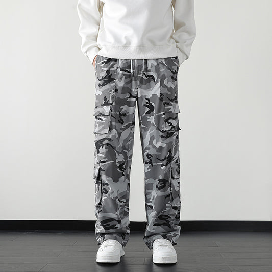 Pantalones de Trabajo con Múltiples Bolsillos para Hombre