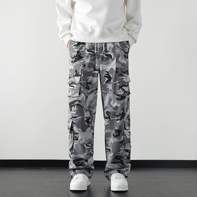 Pantalones de Trabajo con Múltiples Bolsillos para Hombre