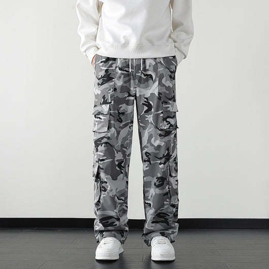 Pantalones de Trabajo con Múltiples Bolsillos para Hombre