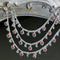 Heart Rhinestone High-colorfast Silver-plated Chain