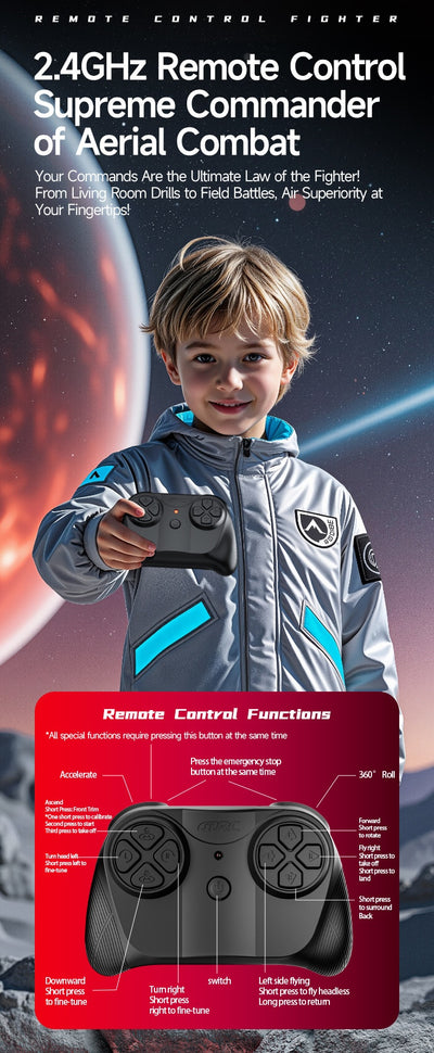 Avión de Control Remoto 4DRC V50 - Modelo Caza Infantil con Tecnología de Vuelo Avanzada - Image 23