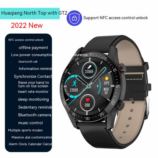Reloj Inteligente con Control de Acceso NFC y Llamadas Bluetooth - Image 3