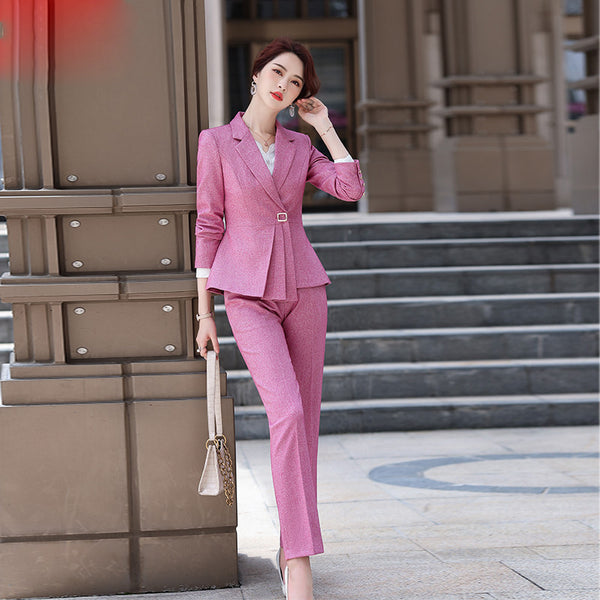 Traje Ejecutivo Femenino de Color Liso