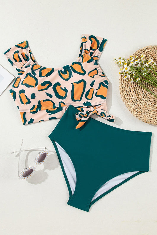 Bikini Cintura Alta con Corte Dividido para Mujer - Image 10