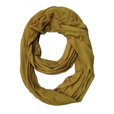 Pañuelo Funcional para Mujer con Bolsillo Cremallera y Jersey Liso - Image 29
